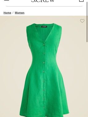 J. Crew Linen Mini Dress